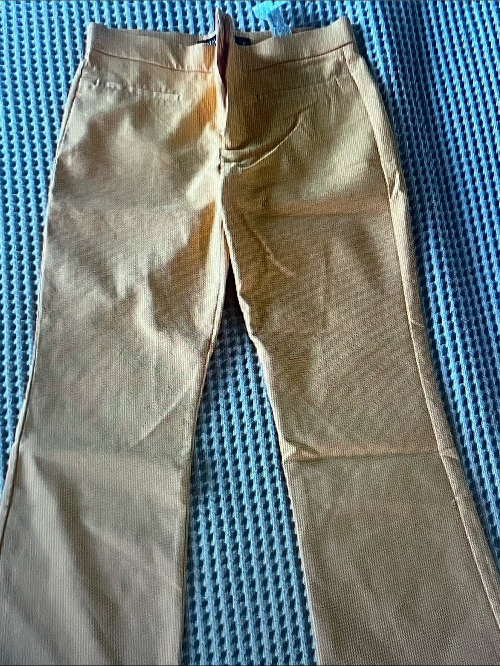 Zara Cropped Wide-Leg Pants in Light Brown